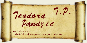 Teodora Pandžić vizit kartica